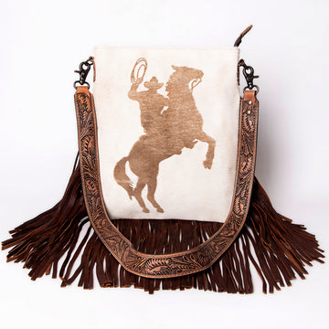 American Darling Cross Body Hair On Genuine Leather Western Women Bag Handbag Purse | Crossbody for Cute
